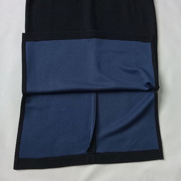 Stylein Black and Blue Knit Midi Length Straight Pencil Skirt Women's Medium - Picture 10 of 12